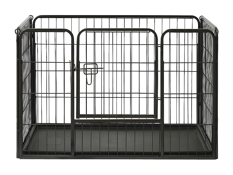 Parque para cãezinhos 91,5x59x61 cm aço PT468670