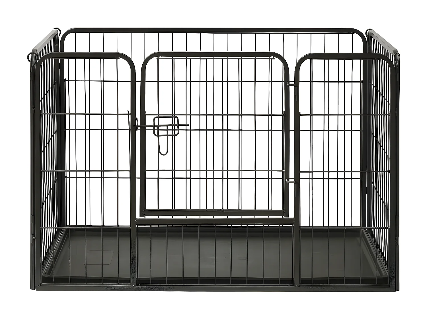 Parque para cãezinhos 91,5x59x61 cm aço PT468670