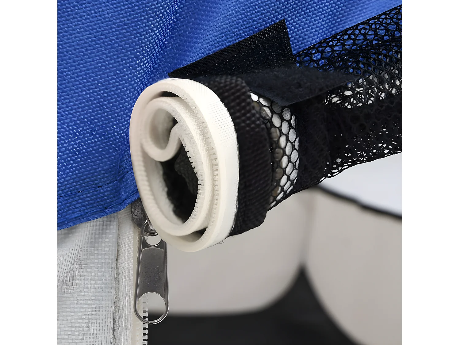 Parc pliable pour chien avec sac de transport Bleu 110x110x58cm RG3Q10686