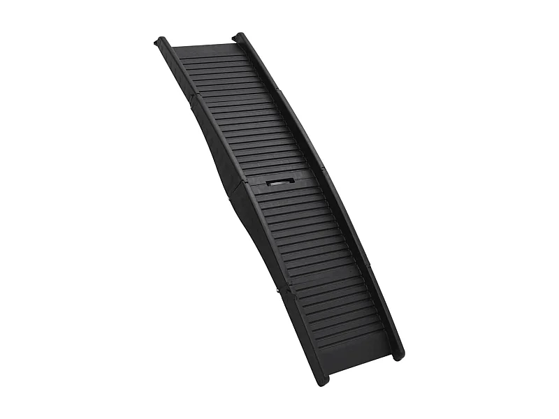 Rampe pliable pour chien Noir 153x40x12,5 cm Plastique RG3Q10492