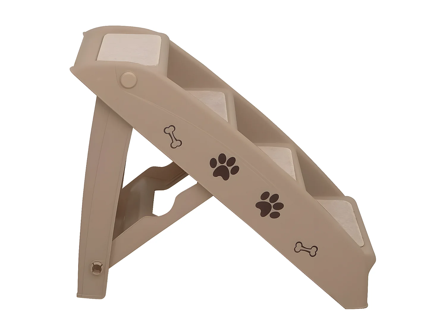 Escadas para cães dobráveis 62x40x49,5 cm castanho PT641905