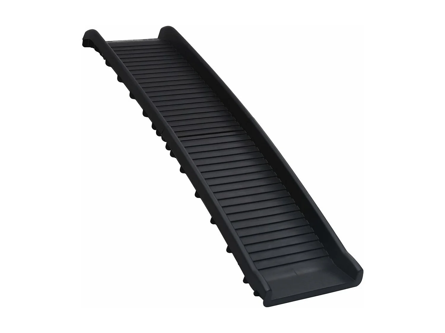 Rampa para perros plegable negra 155,5x40x15,5 cm ES876206