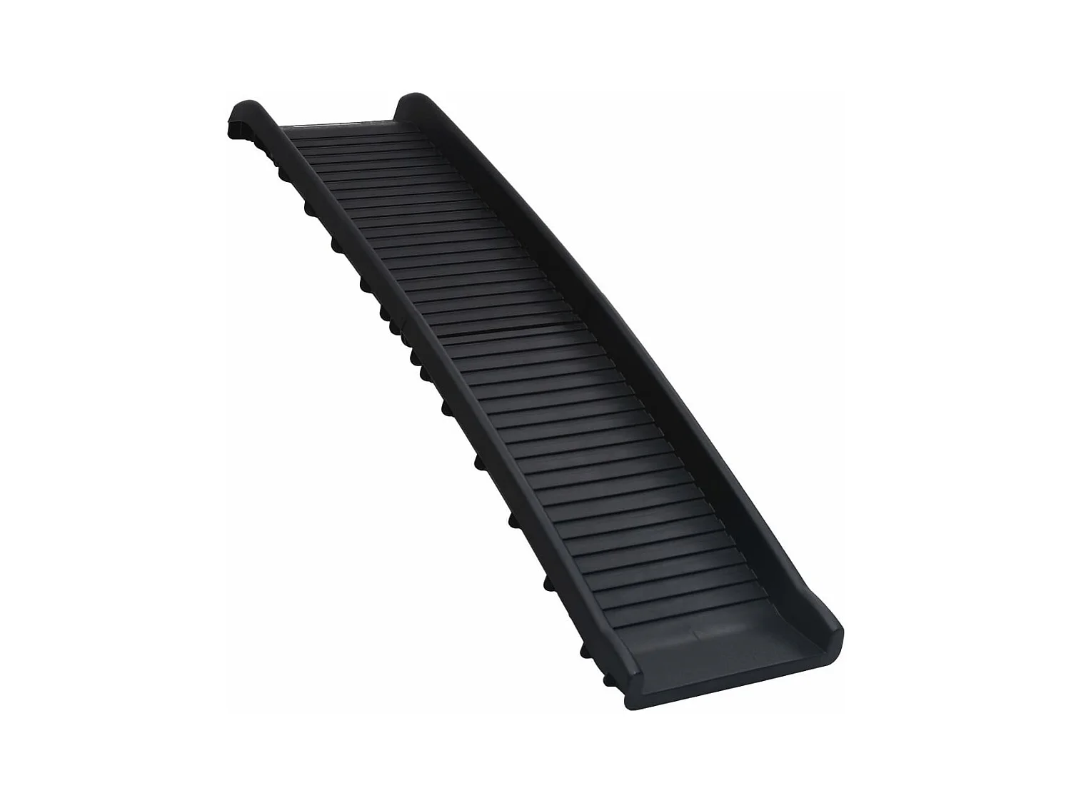 Rampe de voiture pliable pour chiens Noir 155,5x40x15,5 cm RG3Q59189