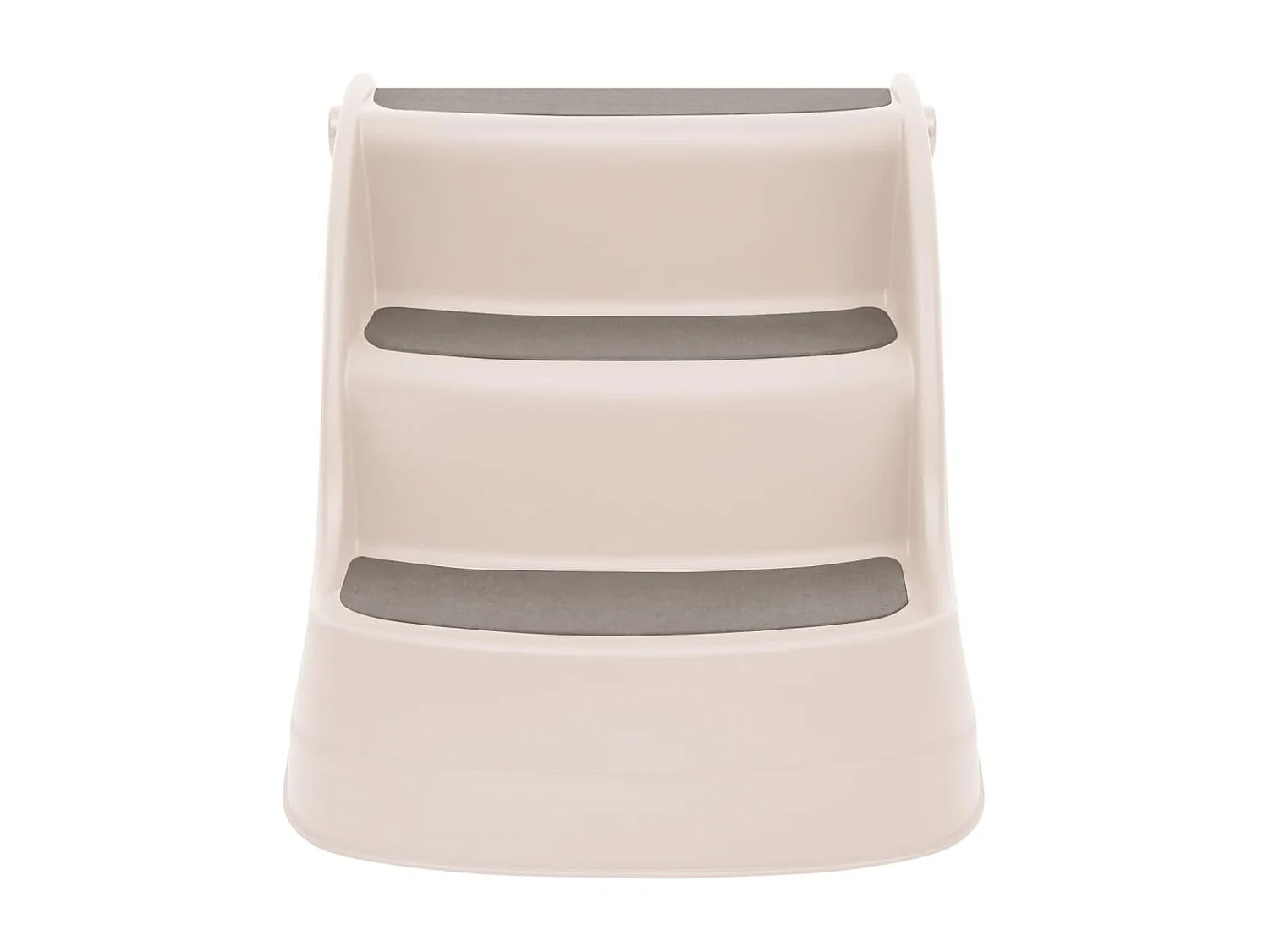 Escalier pliable 3 marches pour chien Crème 50x38x38 cm RG3Q19518