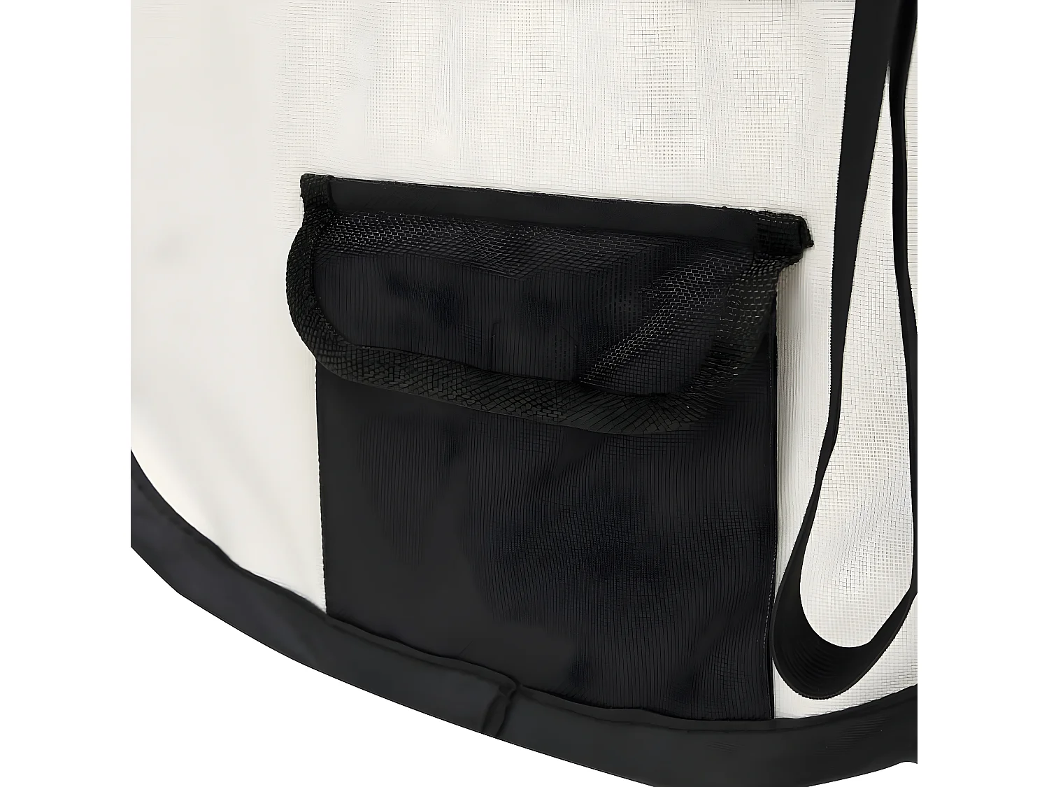 Parc pour chiens pliable avec sac de transport Noir 90x90x58 cm RG3Q43112