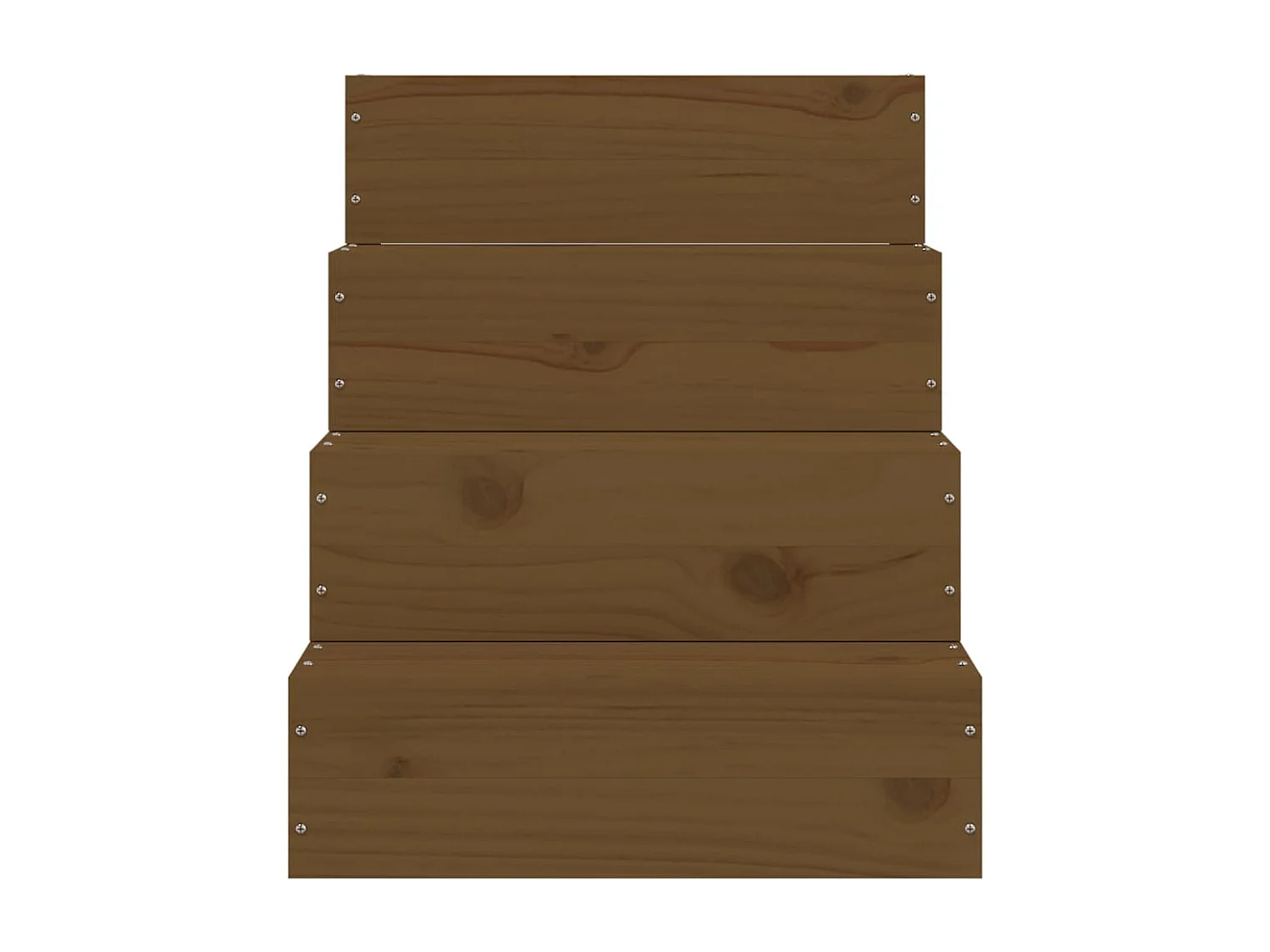 Escalier animaux de compagnie Marron miel 40x49x47 cm Bois pin RG3Q74235