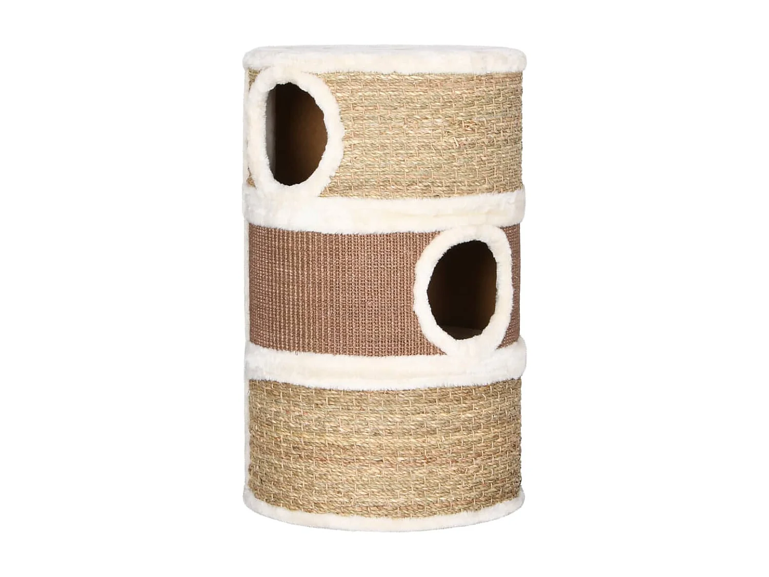 Barril arranhador para gatos 60 cm erva marinha PT473070