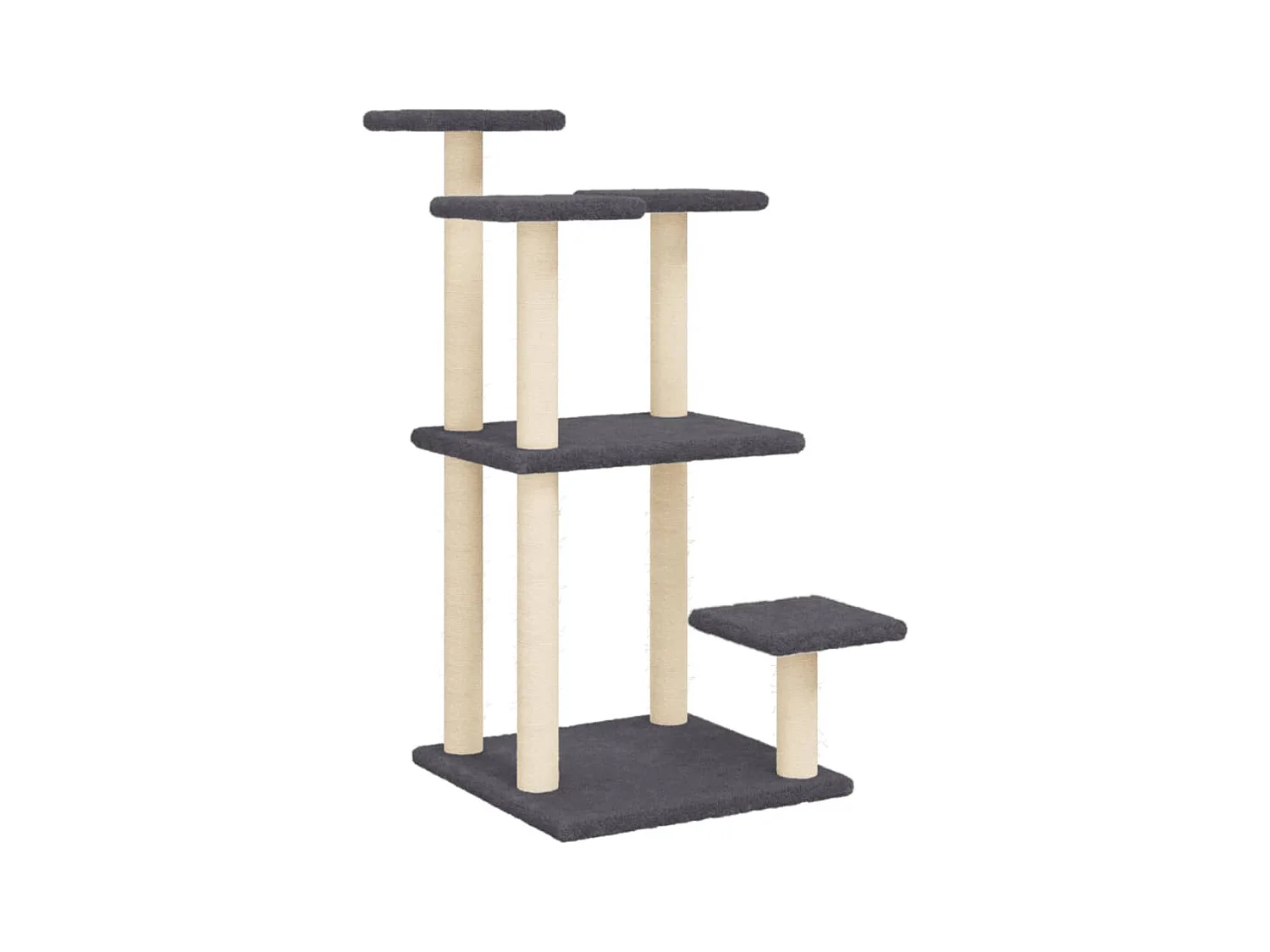 Arbres à chat avec plates-formes gris foncé 98,5 cm RG3Q34935