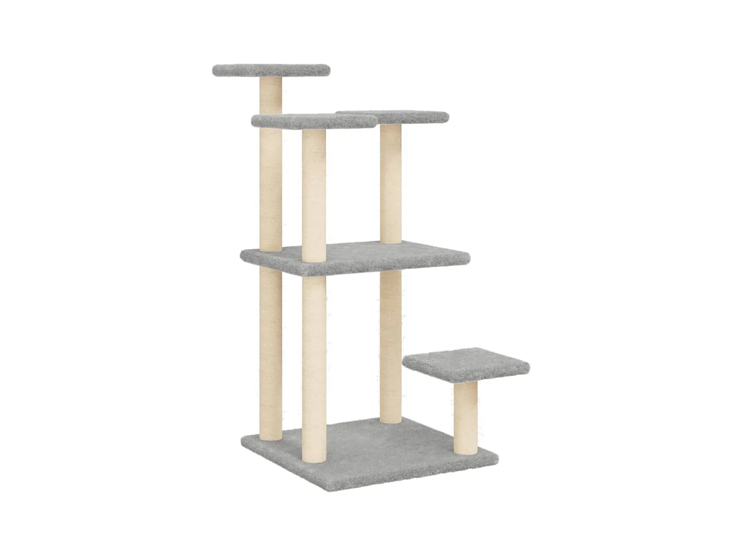 Arbres à chat avec plates-formes gris clair 98,5 cm RG3Q17698
