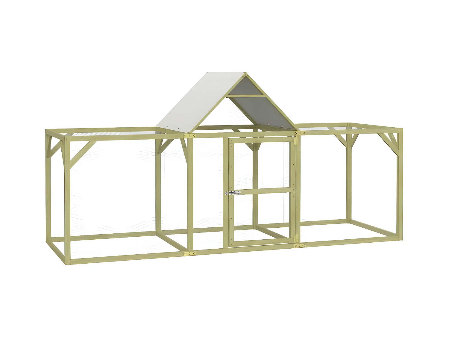 Poulailler 300x100x150 cm Bois de pin massif imprégné RG3Q85543