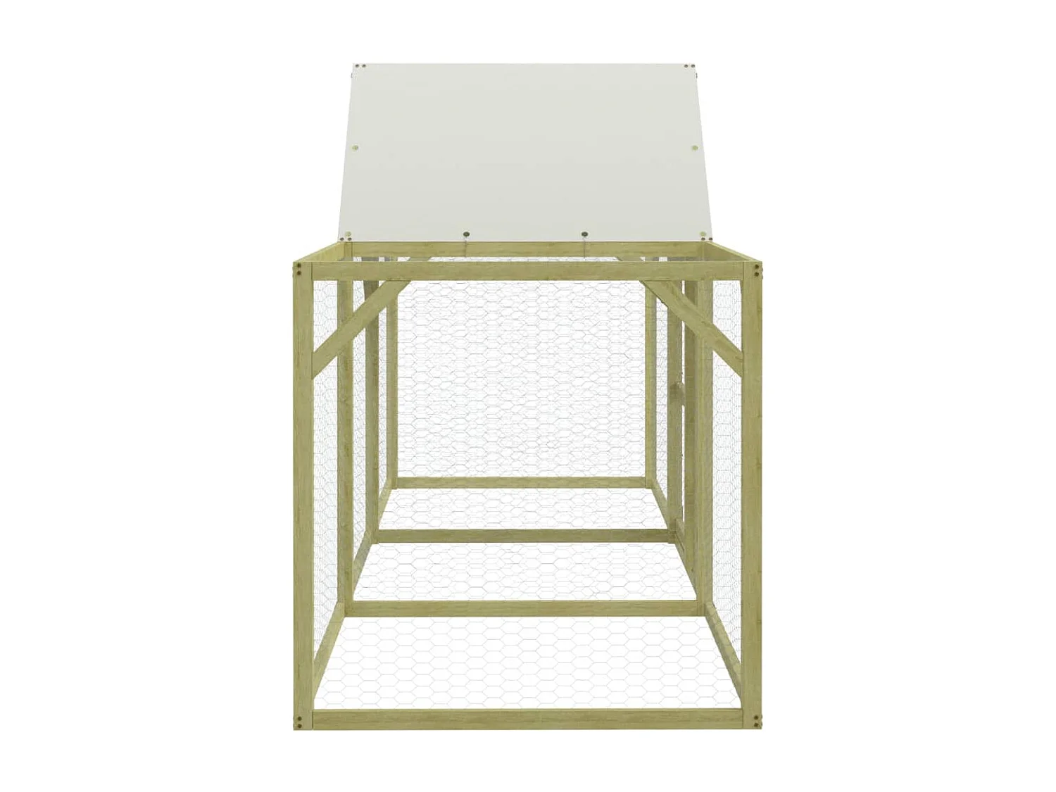 Poulailler 300x100x150 cm Bois de pin massif imprégné RG3Q85543