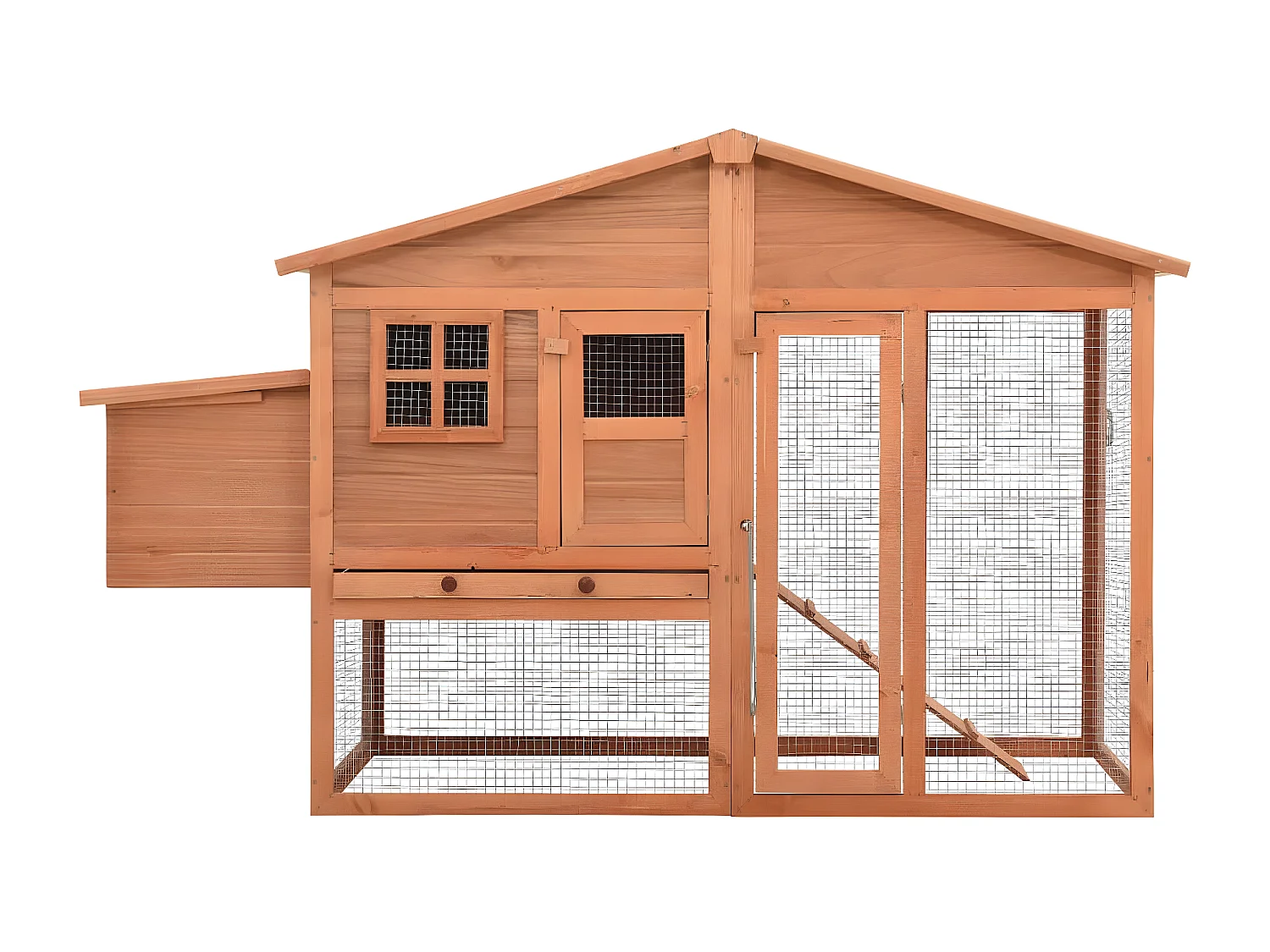 Gallinero con ponedero madera maciza de abeto ES151160