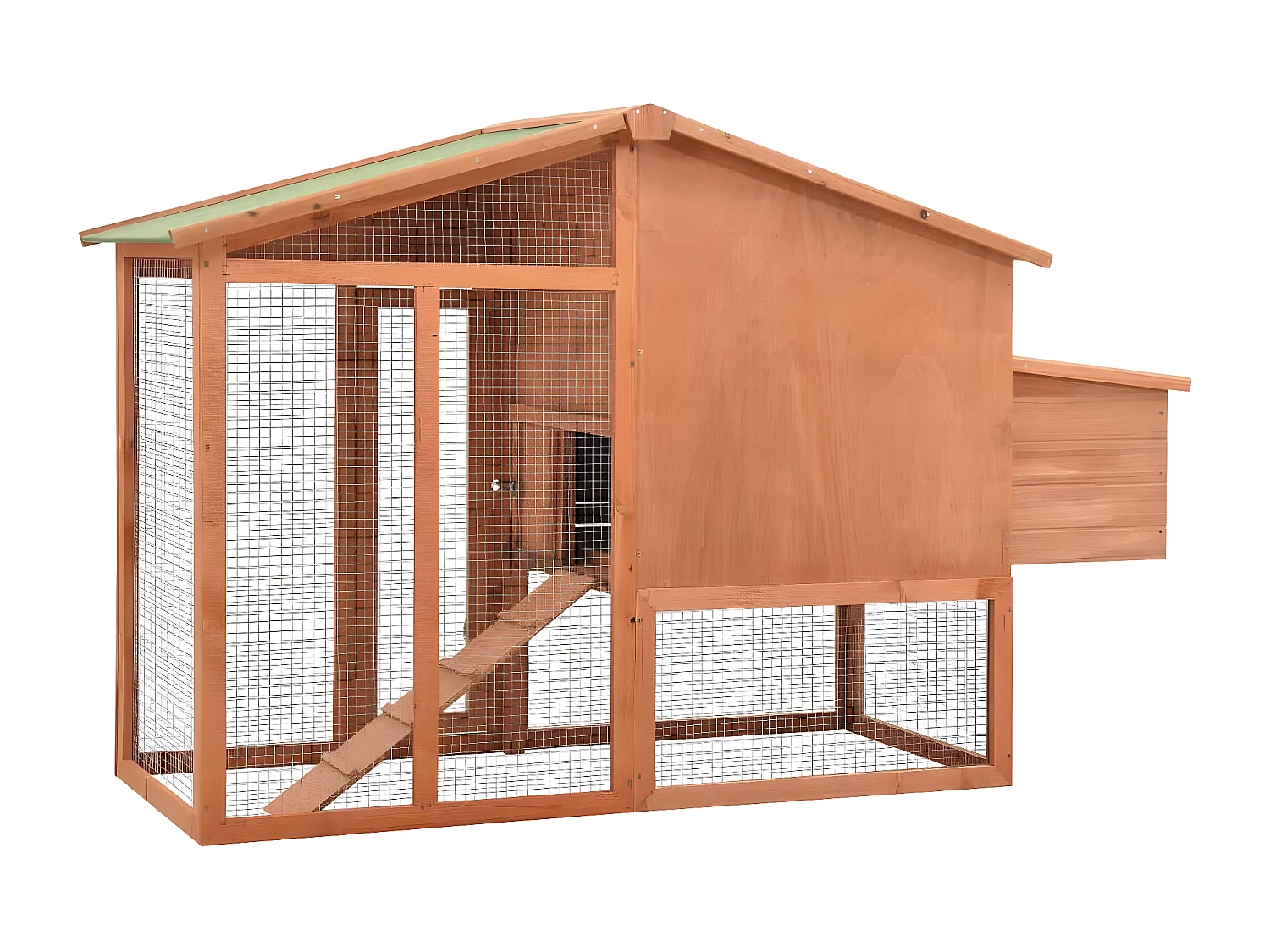 Gallinero con ponedero madera maciza de abeto ES151160