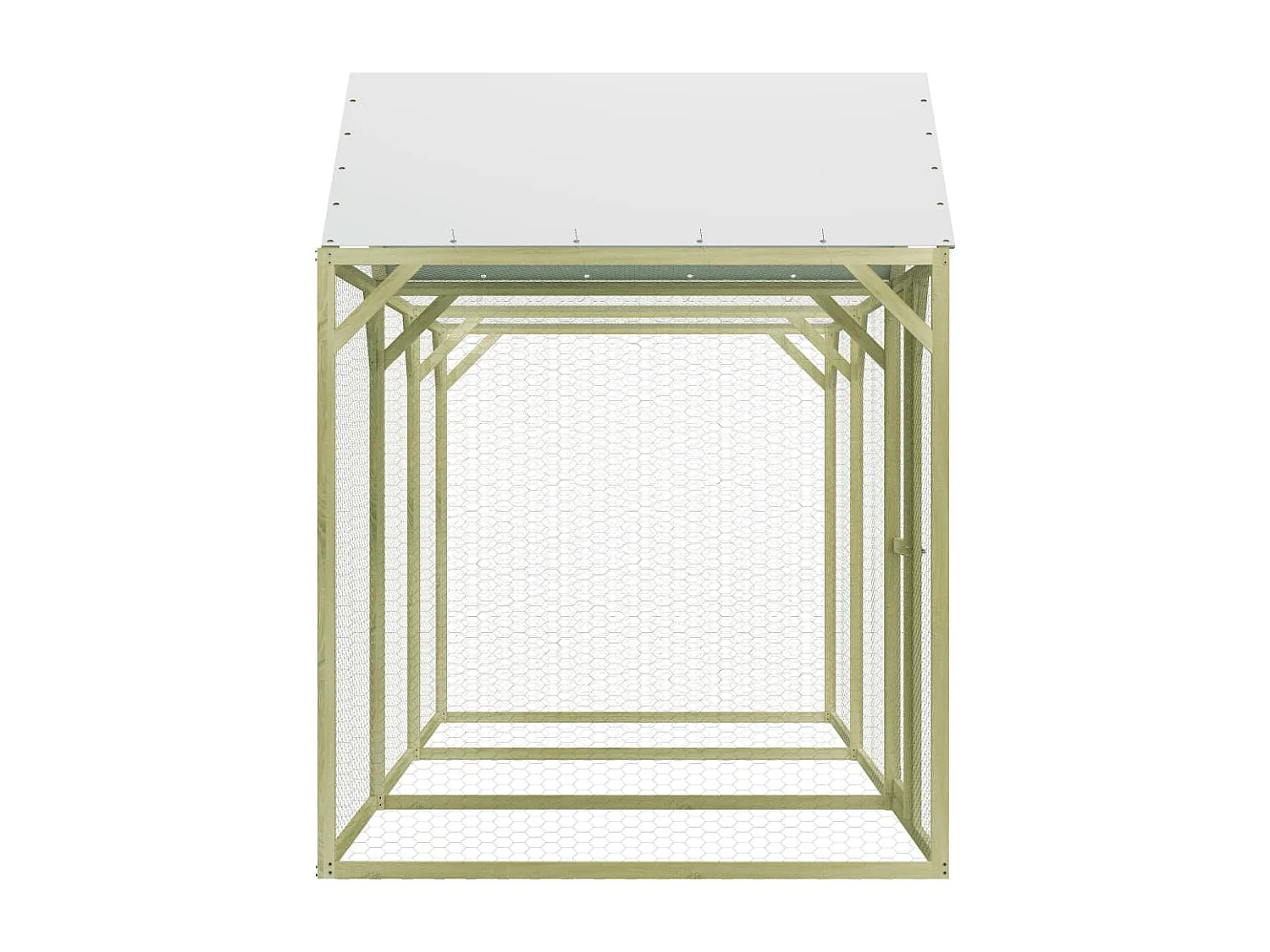 Poulailler 4,5x1,5x2 m Pinède imprégnée RG3Q36485