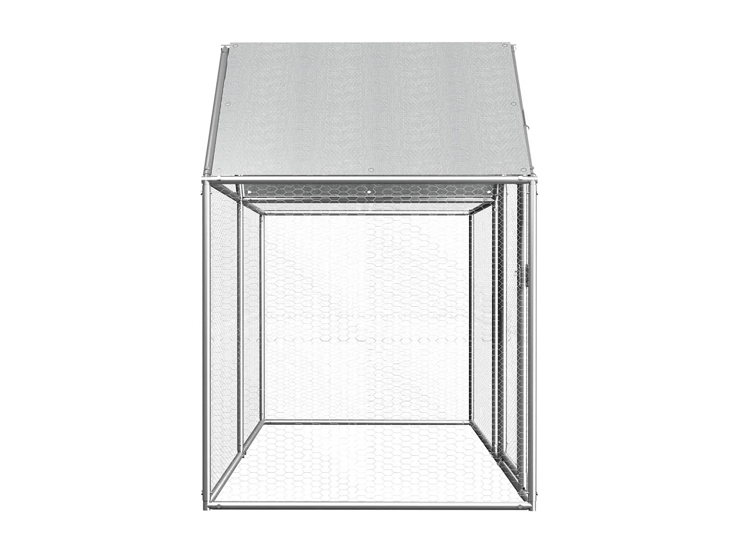 Gallinero acero galvanizado 2x1x1,5 m ES890251