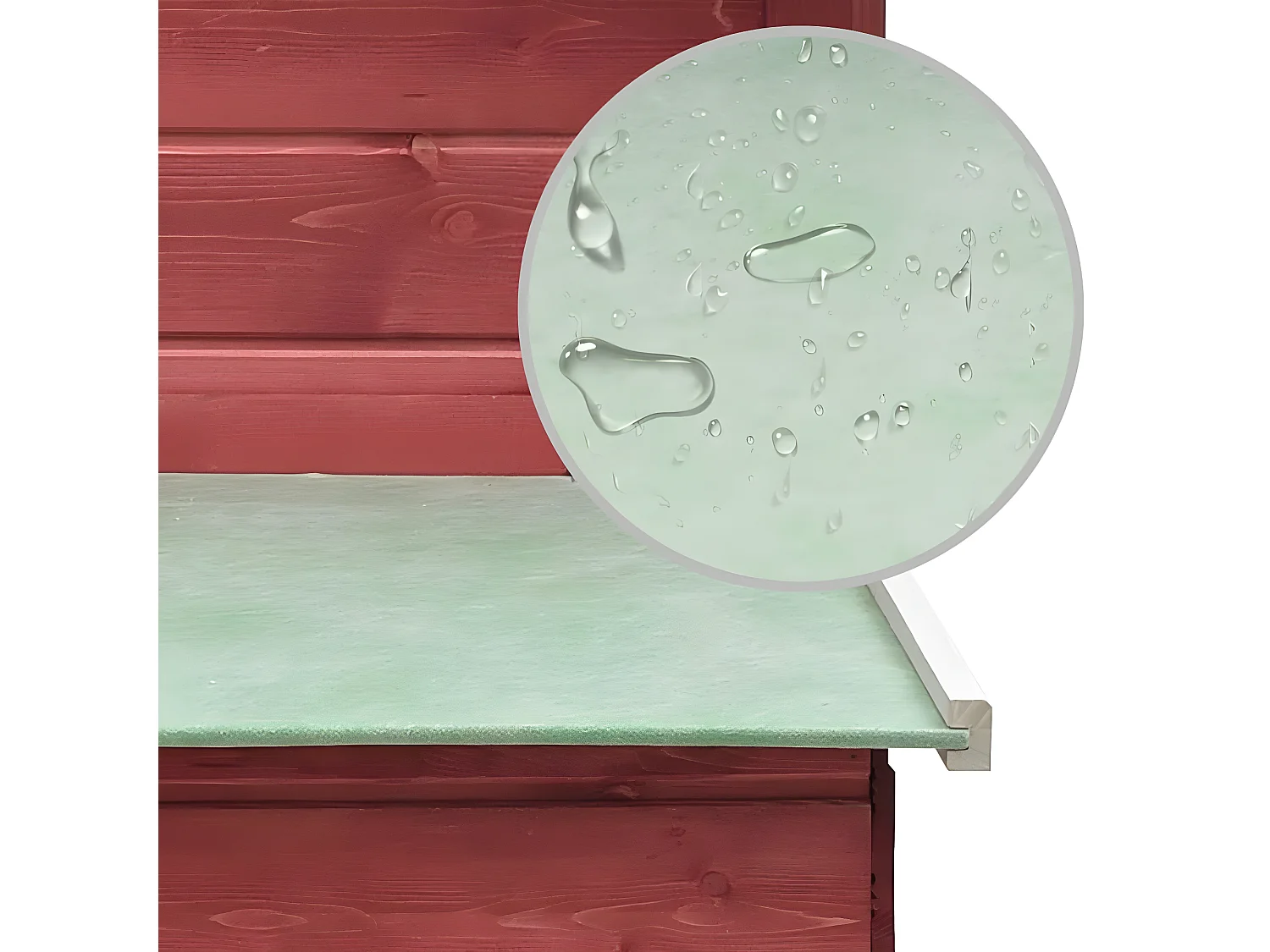 Galinheiro 170x81x110 cm madeira pinho e abeto maciças vermelho PT821264