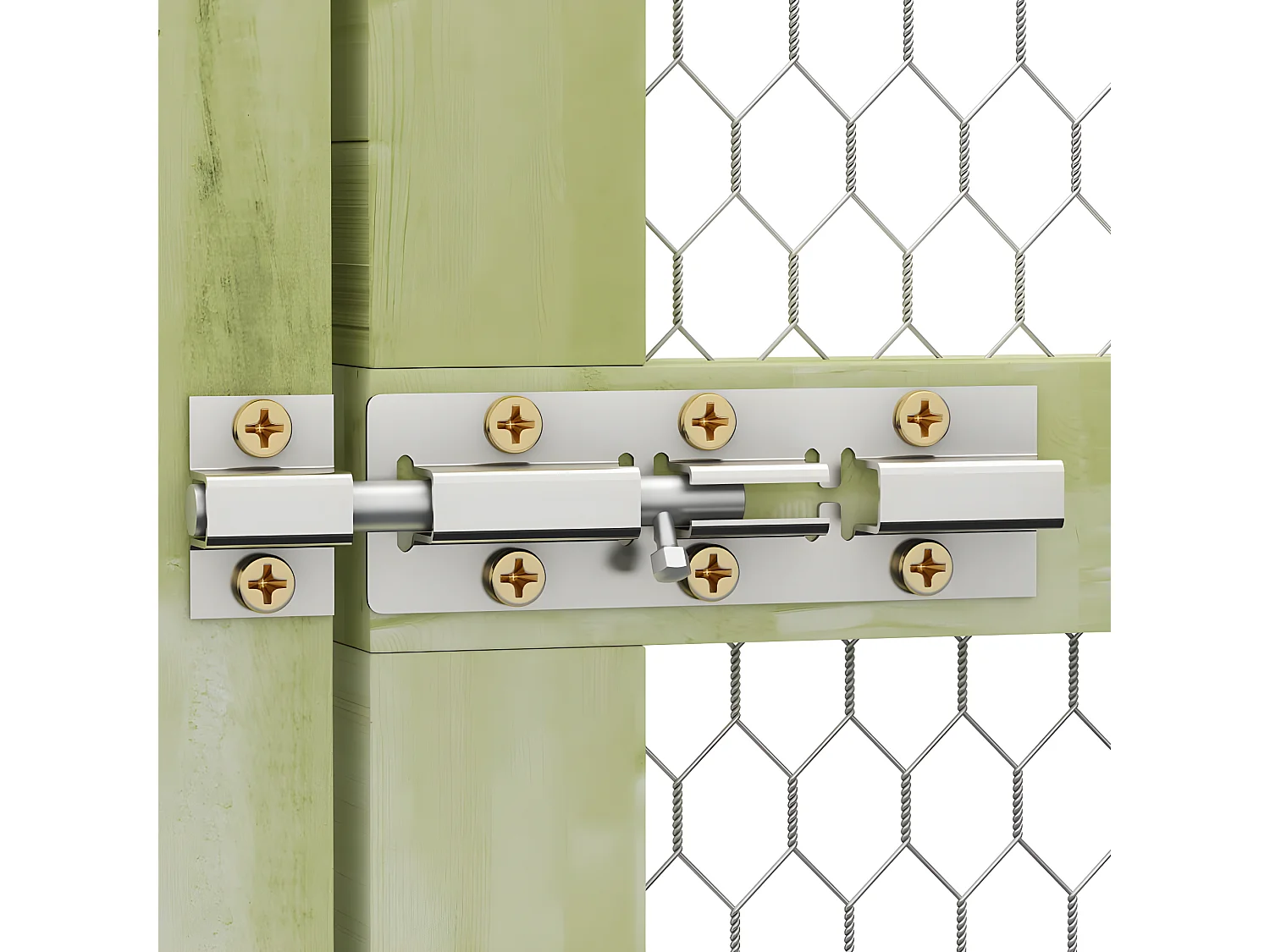 Poulailler 1,5x6x1,5 m Pinède imprégnée RG3Q46444