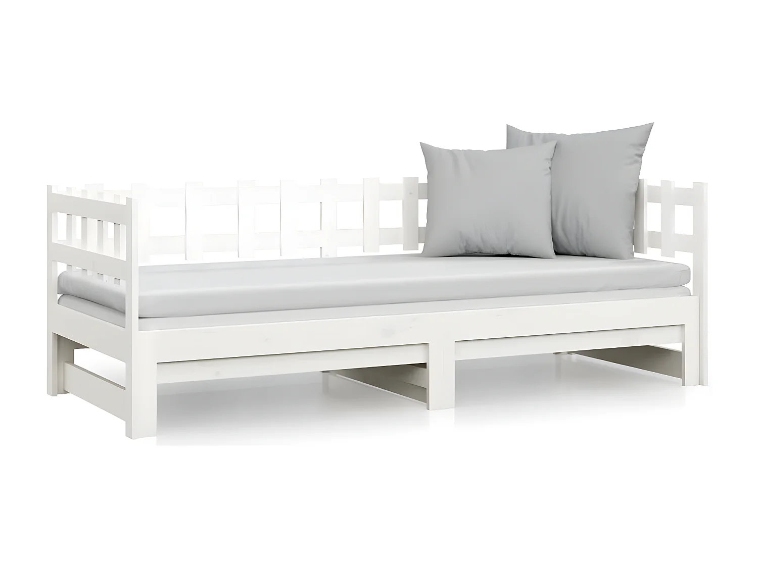 Poulailler gris 186,5x58,5x113 cm bois massif de pin RG3Q89787