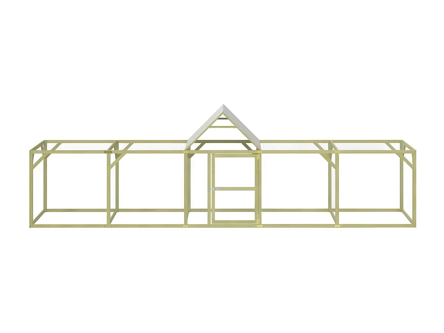 Poulailler 500x100x150 cm Bois de pin massif imprégné RG3Q89214