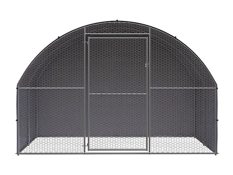 Poulailler d'extérieur 3x2x2 m Acier galvanisé RG3Q20996