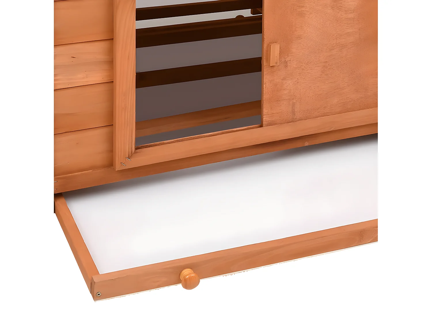 Galinheiro 152x96x110 cm madeira de abeto maciça PT386729