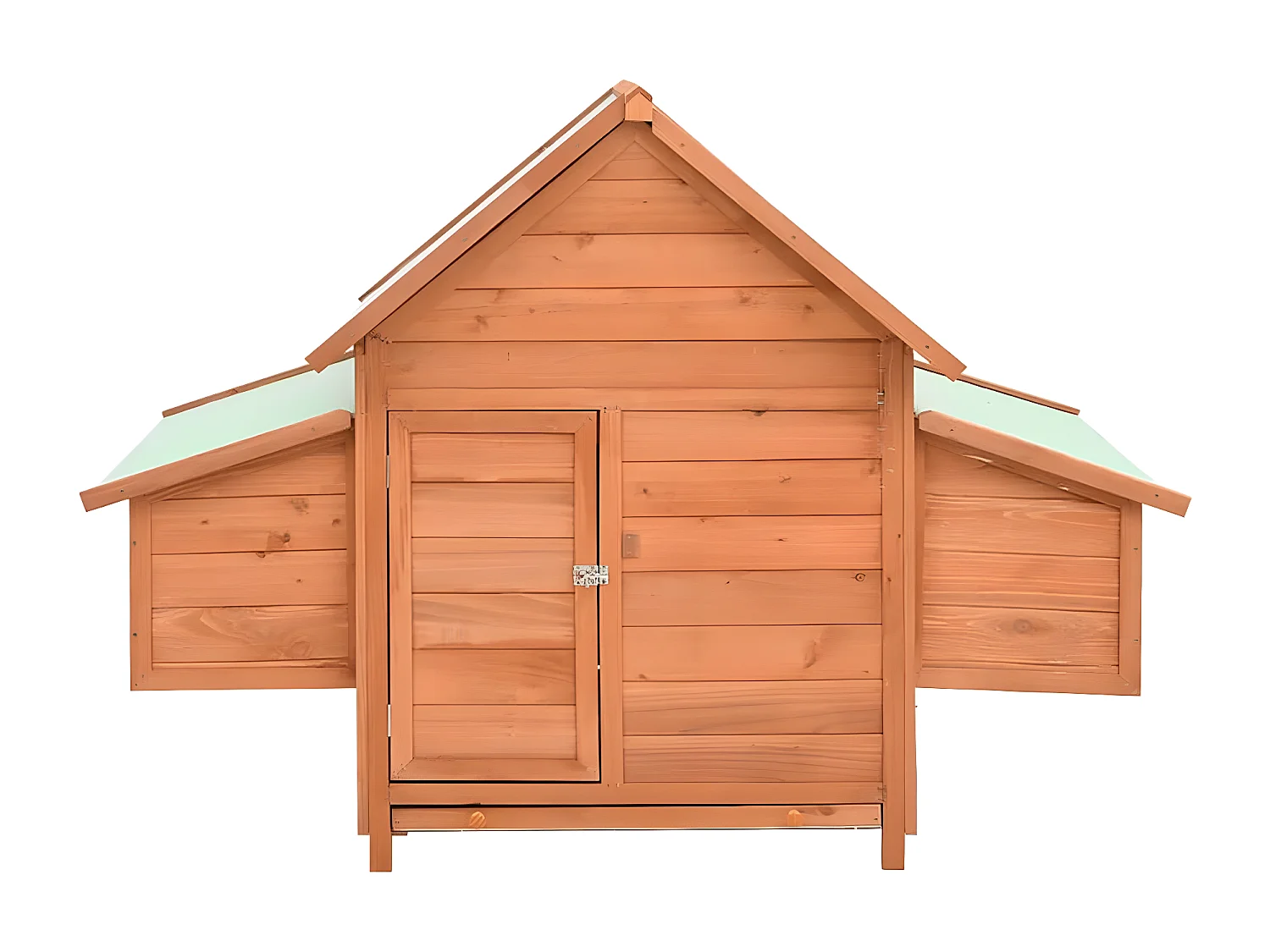 Galinheiro 152x96x110 cm madeira de abeto maciça PT386729