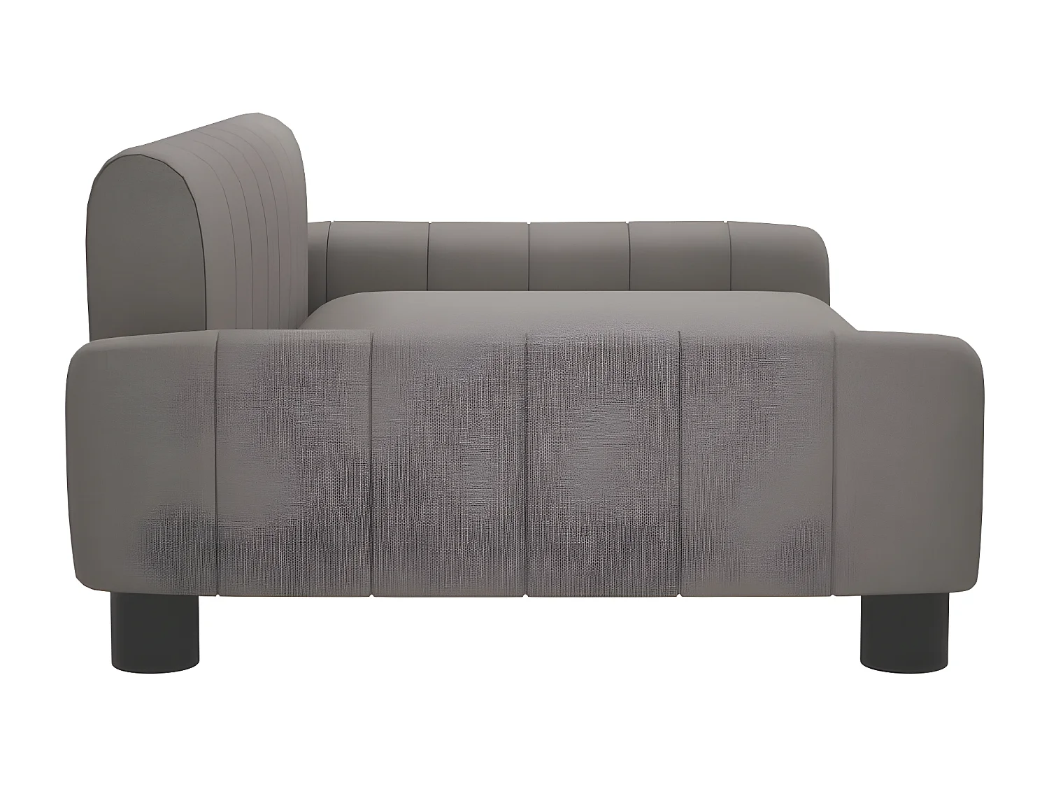 Cama para cães 90x53x30 cm tecido cinzento-acastanhado PT804268