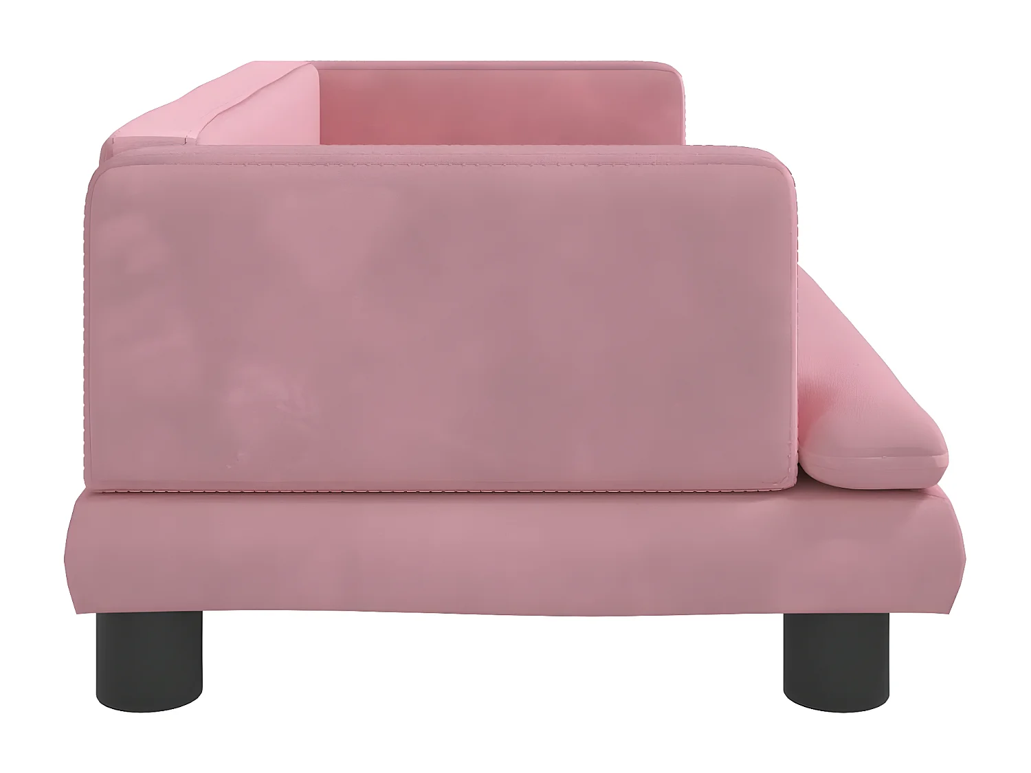 Cama para cães 80x45x30 cm veludo rosa PT969308