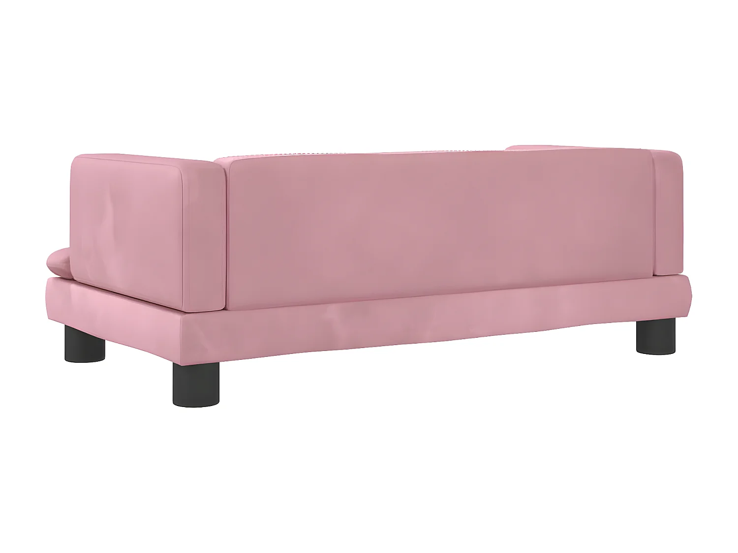 Cama para cães 80x45x30 cm veludo rosa PT969308