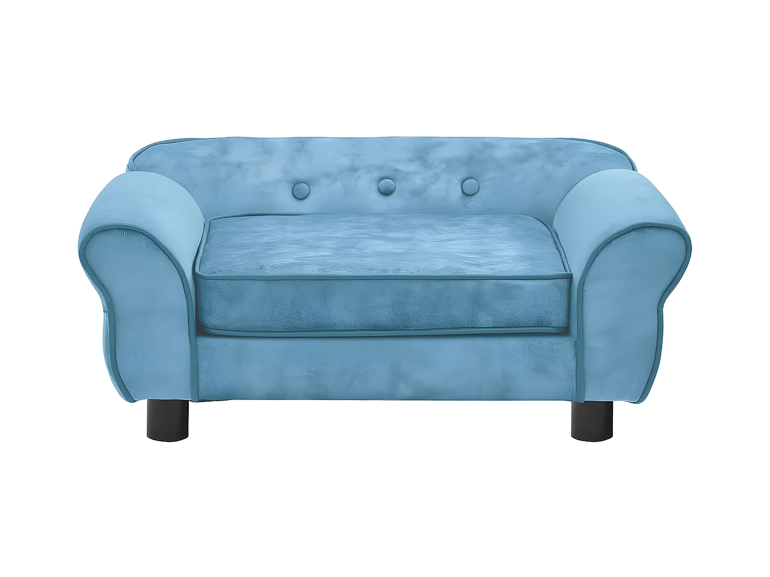 Canapé pour chien Turquoise 72x45x30 cm Peluche RG3Q62038