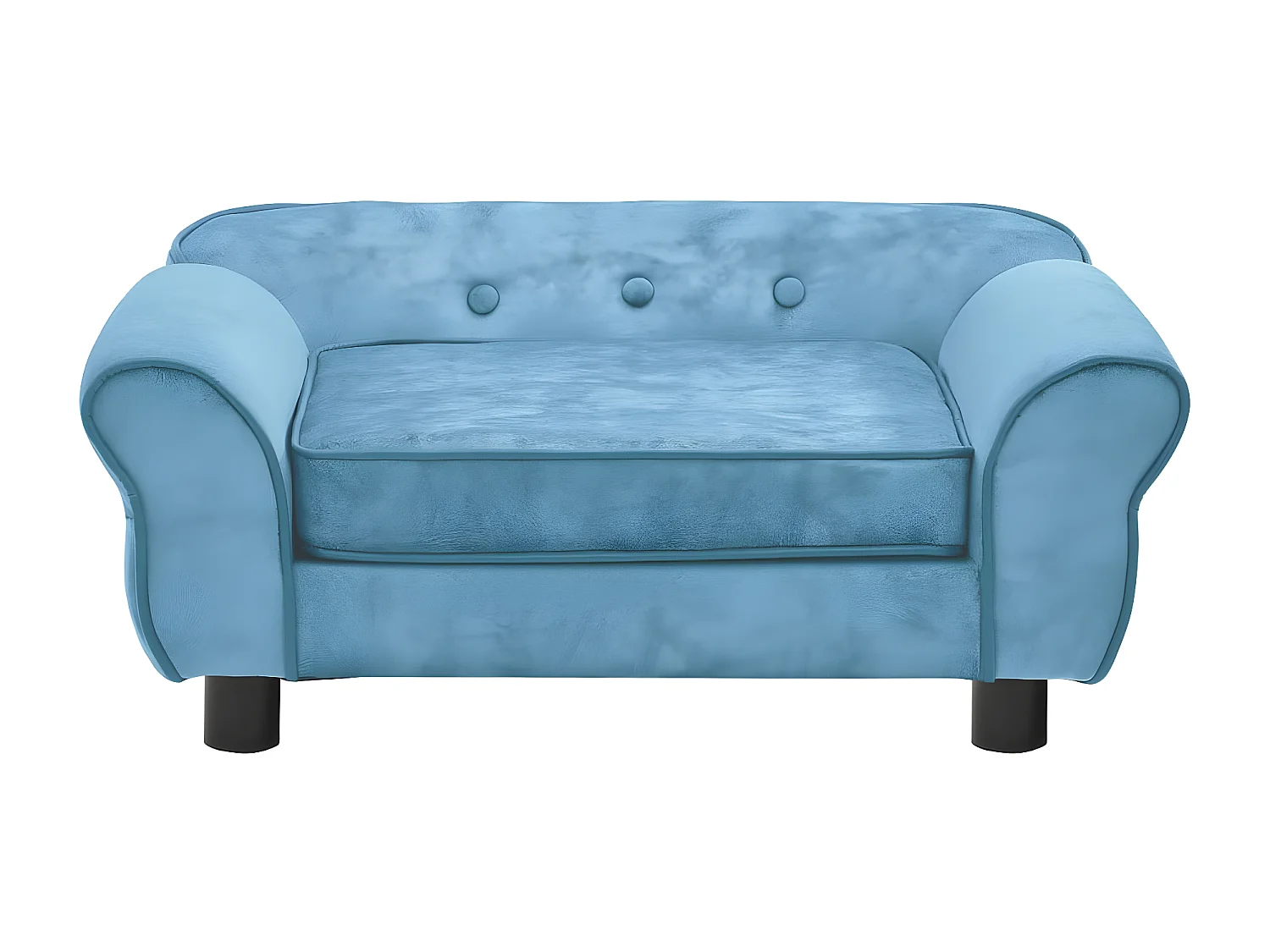 Canapé pour chien Turquoise 72x45x30 cm Peluche RG3Q62038