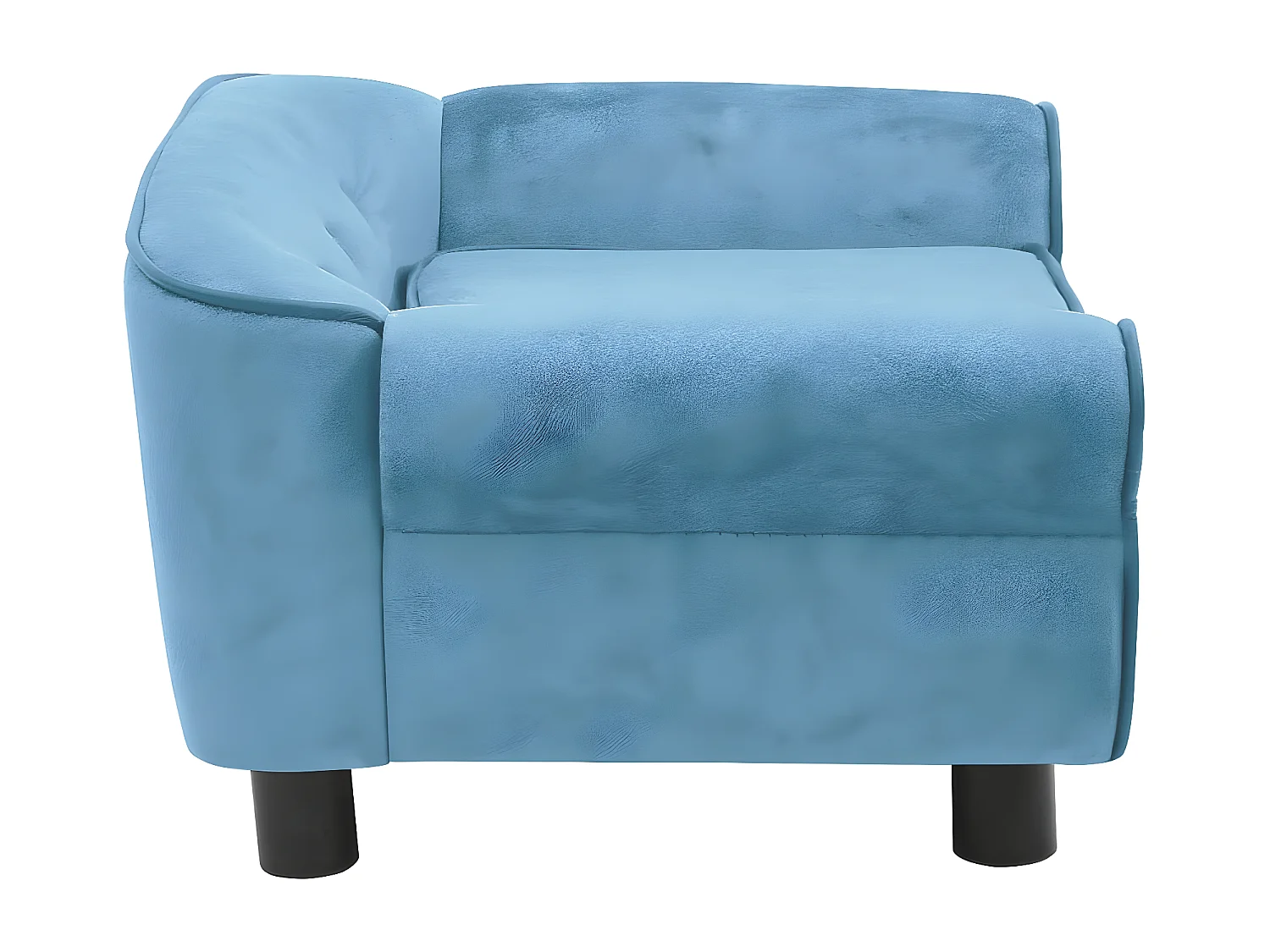 Canapé pour chien Turquoise 72x45x30 cm Peluche RG3Q62038