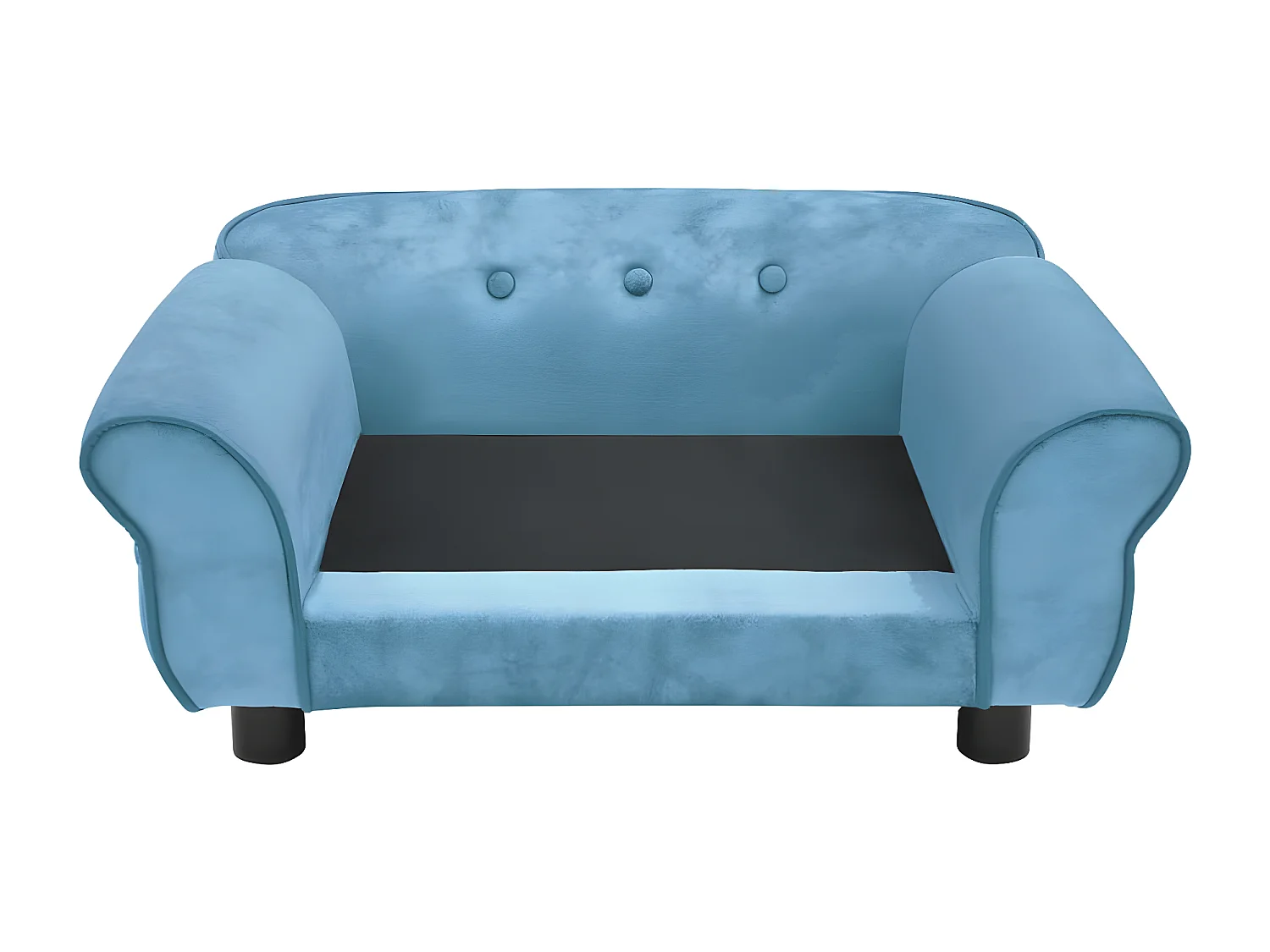 Canapé pour chien Turquoise 72x45x30 cm Peluche RG3Q62038