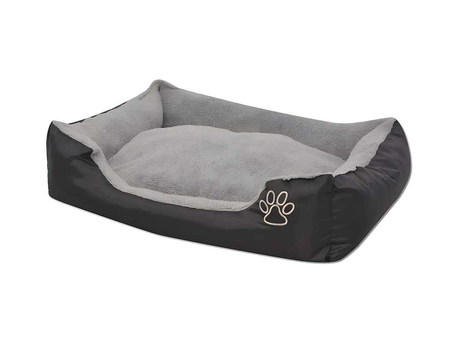 Canapé pour chiens avec coussin rembourré Taille XXL Noir RG3Q51048