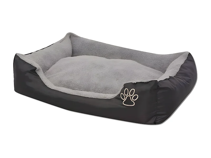 Canapé pour chiens avec coussin rembourré Taille XXL Noir RG3Q51048