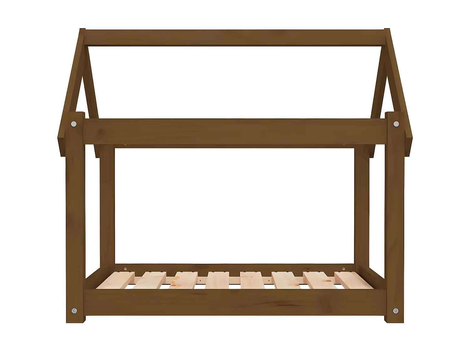 Cama para cães 81x60x70 cm pinho maciço castanho mel PT678103