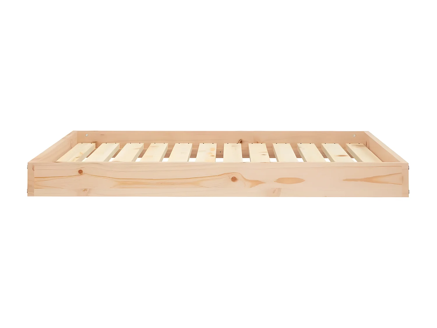 Cama para cães 101,5x74x9 cm madeira de pinho maciça PT102383