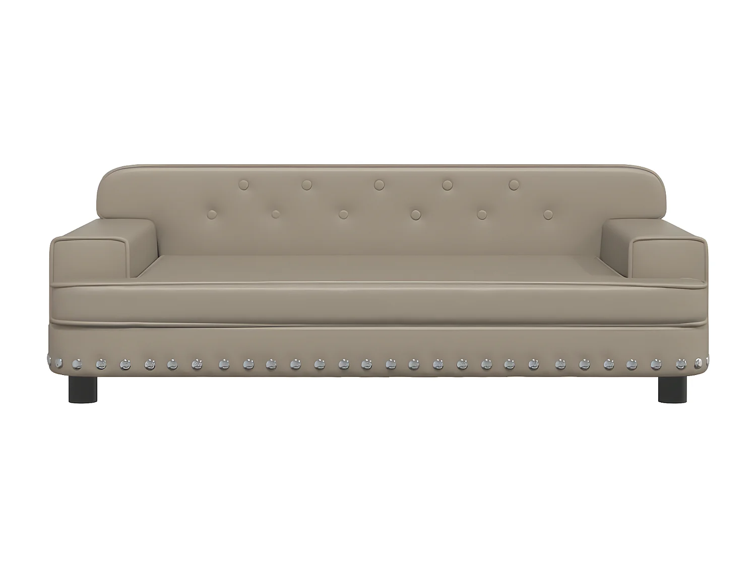 Canapé pour chien cappuccino 90x53x30 cm similicuir RG3Q91848