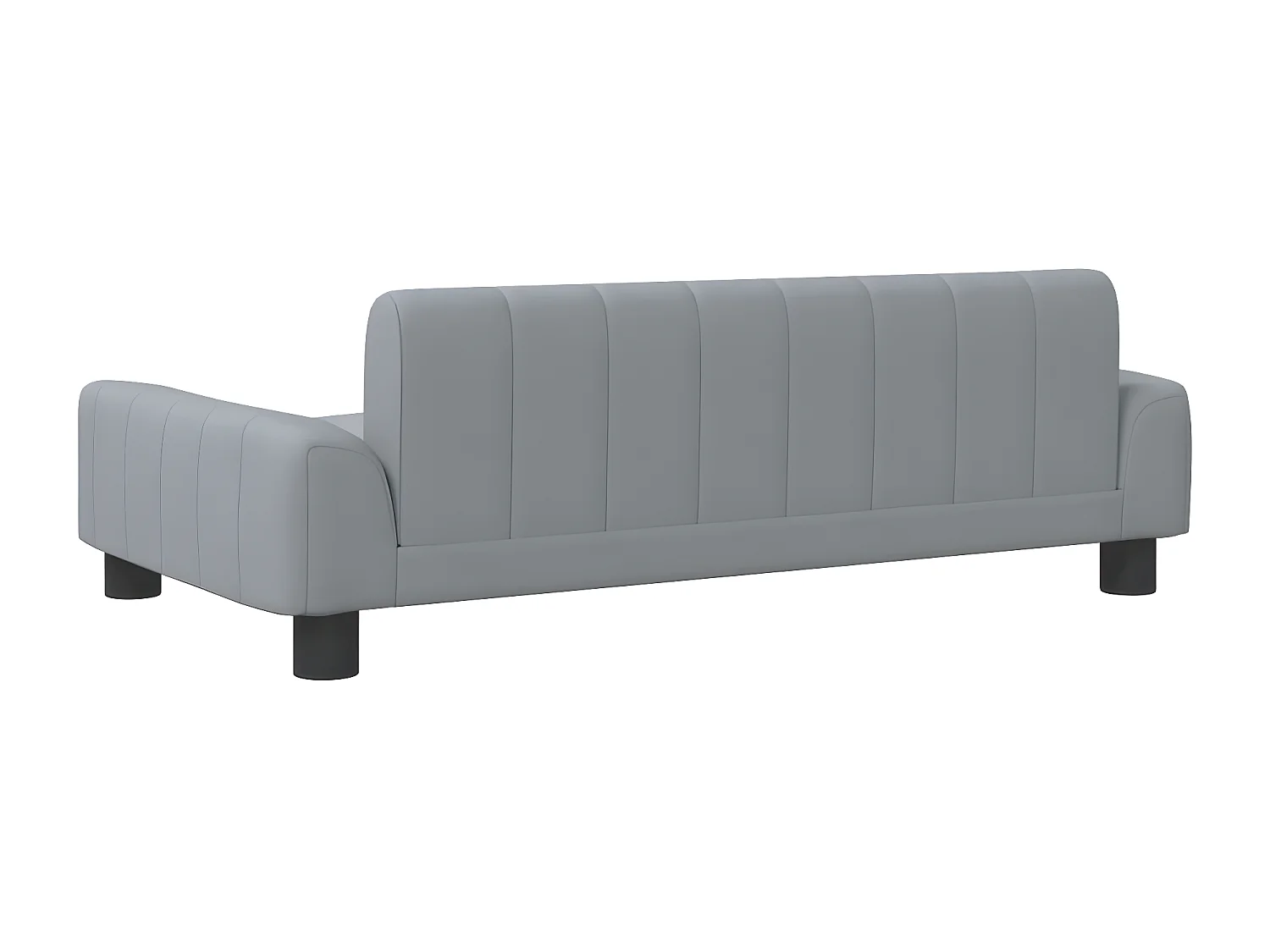 Cama para cães 90x53x30 cm tecido cinzento-claro PT414140