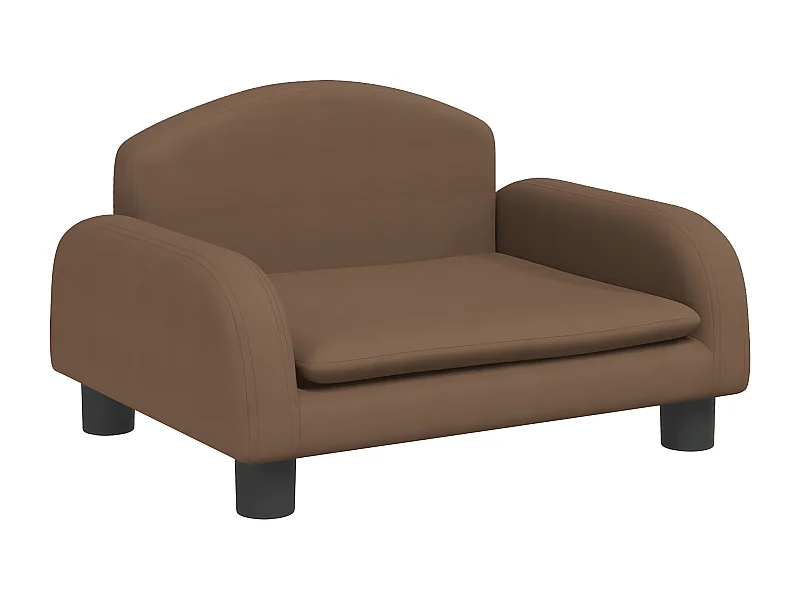 Cama para cães 50x40x30 cm tecido castanho PT473355