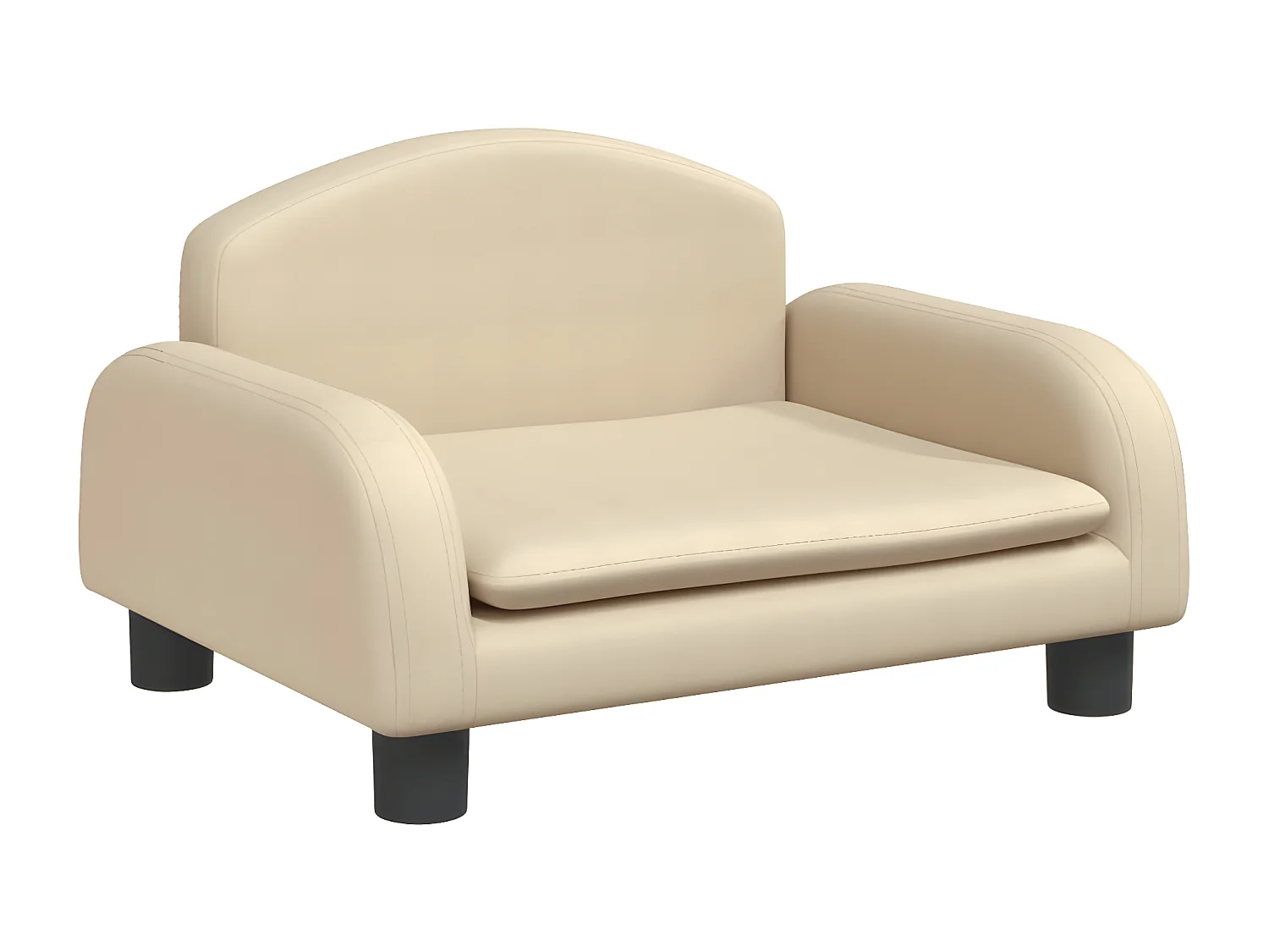 Cama para cães 50x40x30 cm tecido cor creme PT750978