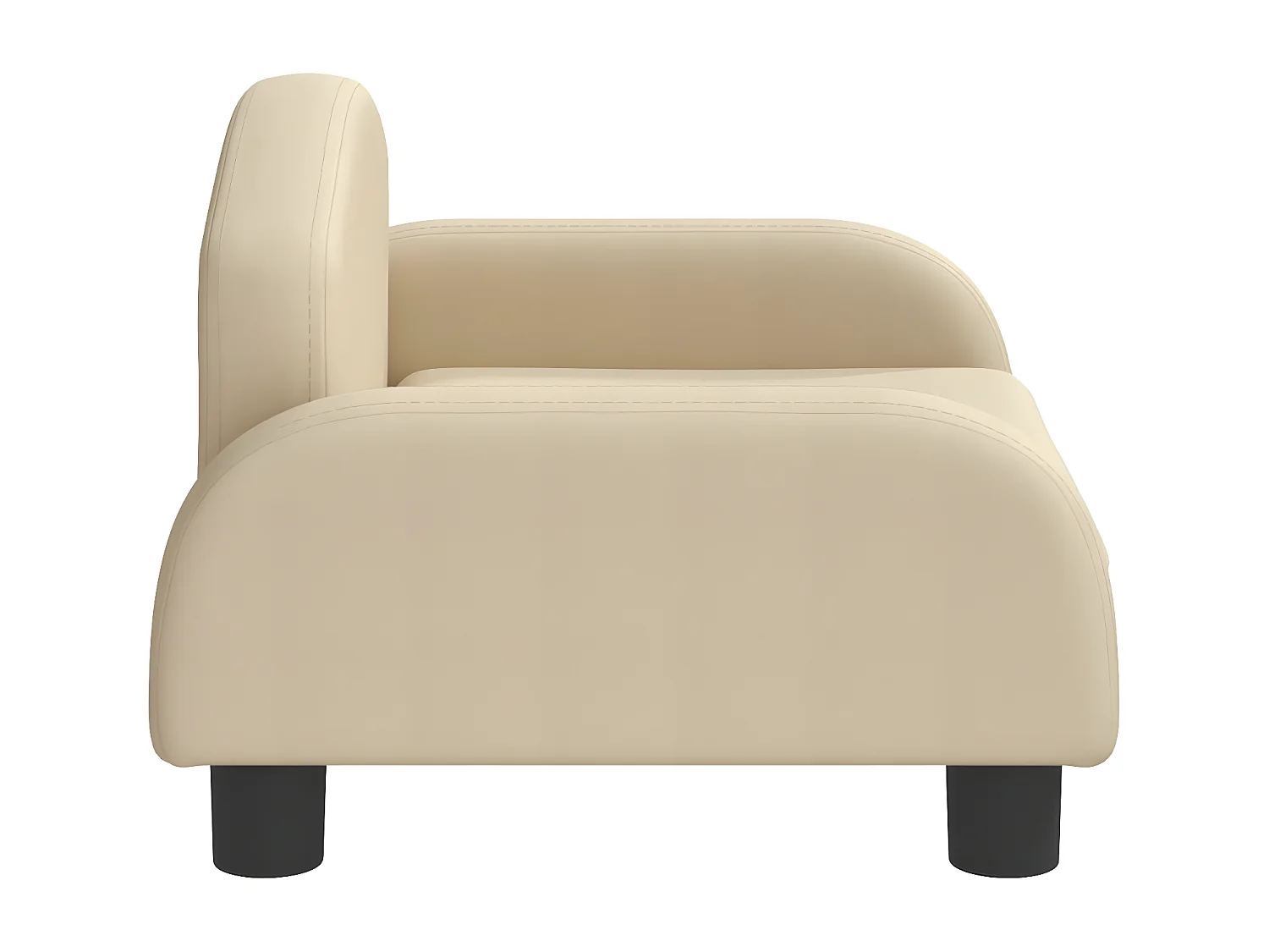 Cama para cães 50x40x30 cm tecido cor creme PT750978