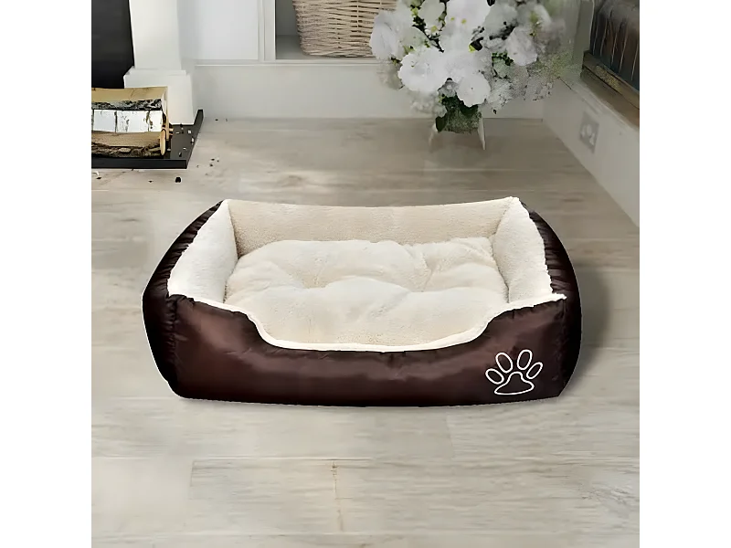 Cama para perro con cojín acolchado talla S ES437886