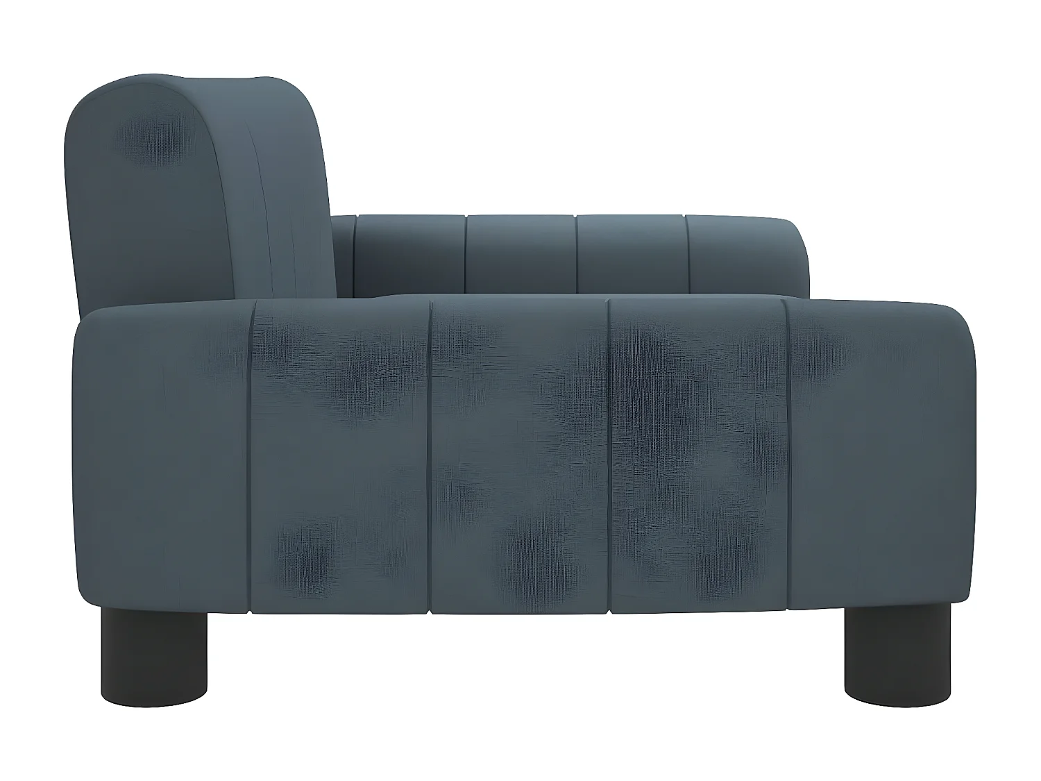 Cama para cães 70x45x30 cm tecido cinzento-escuro PT247353