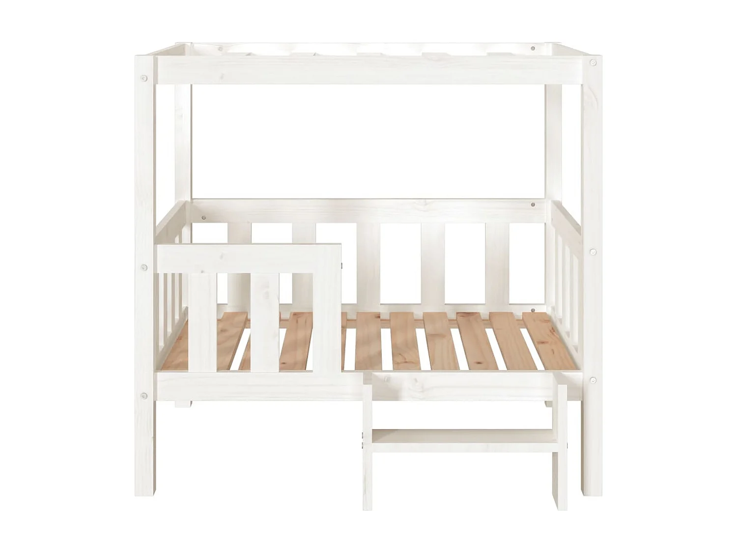 Canapé pour chien Blanc 95,5x73,5x90 cm Bois de pin solide RG3Q51194