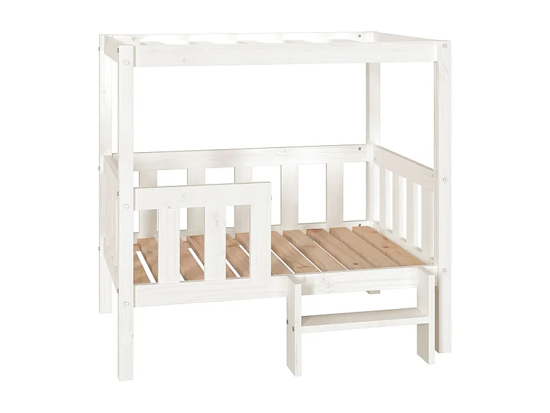 Canapé pour chien Blanc 95,5x73,5x90 cm Bois de pin solide RG3Q51194