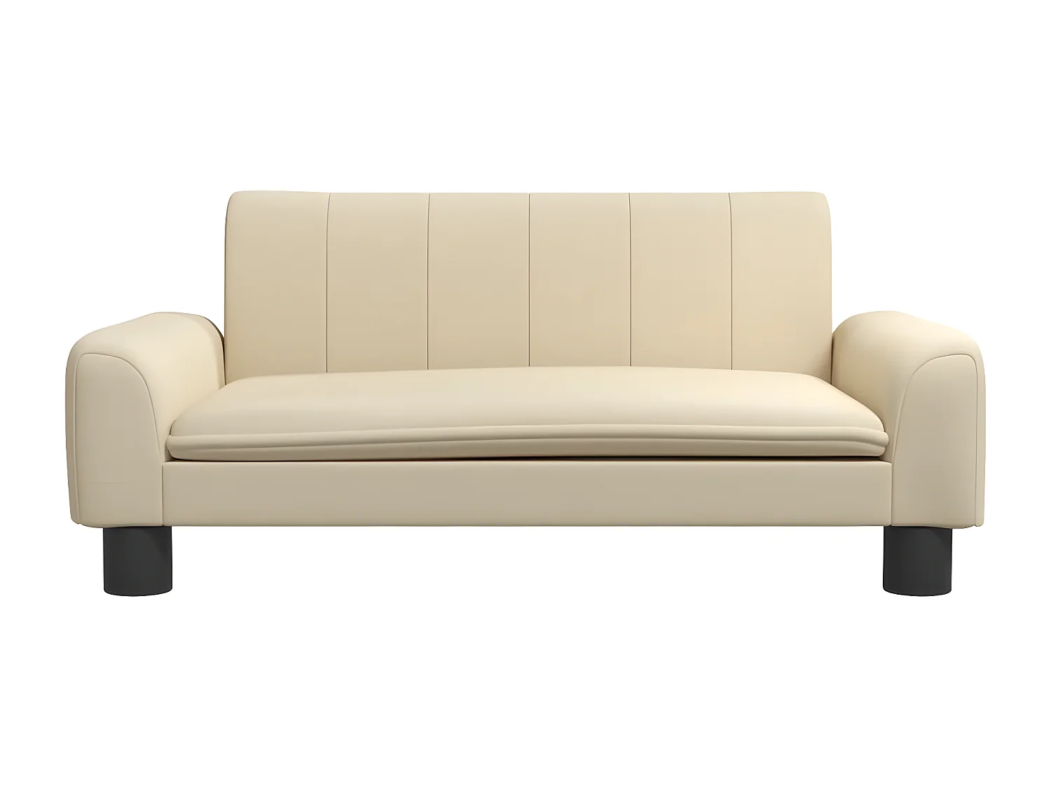 Cama para cães 70x45x30 cm tecido cor creme PT871645