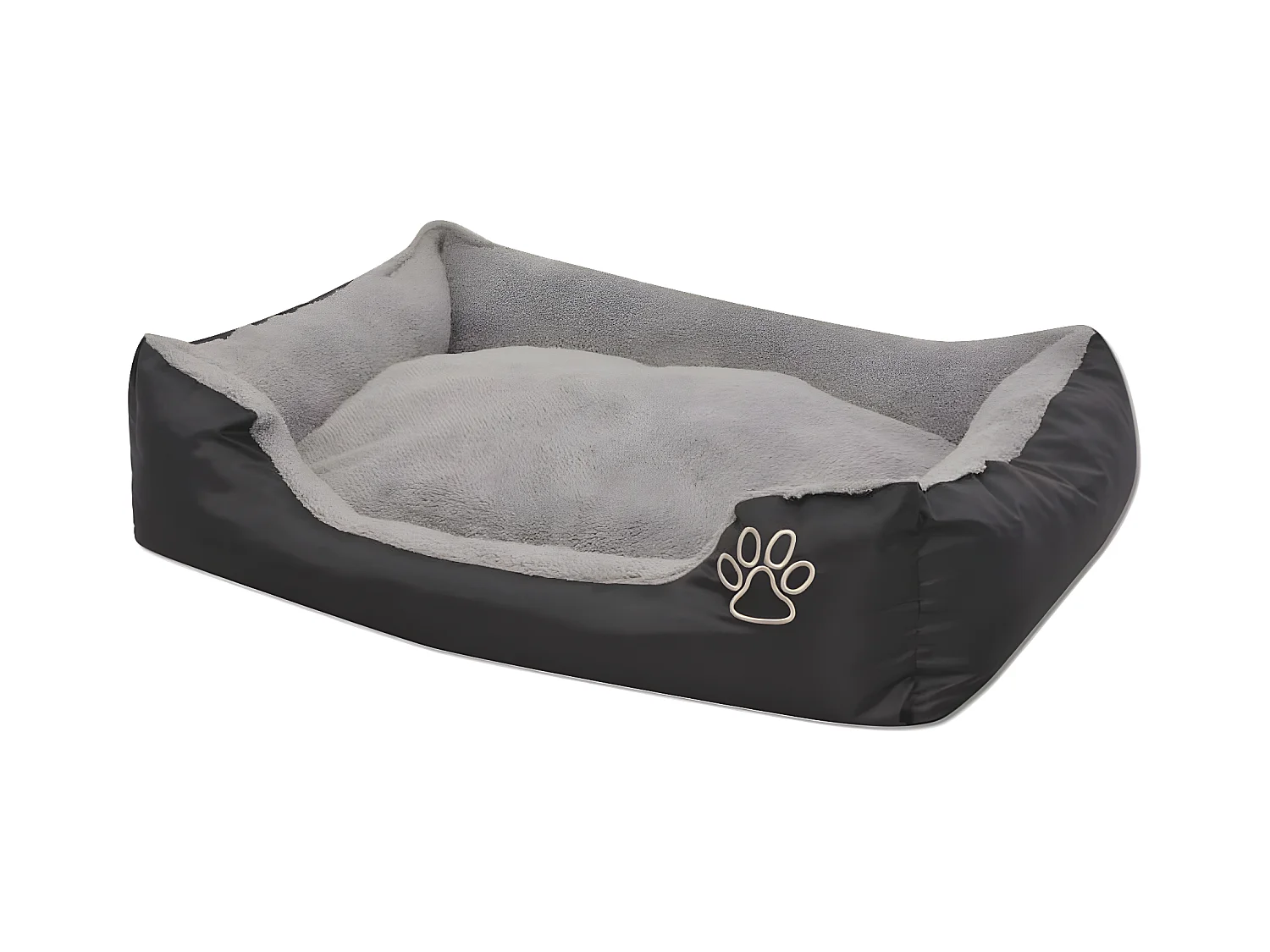 Canapé pour chiens avec coussin rembourré Taille L Noir RG3Q41638