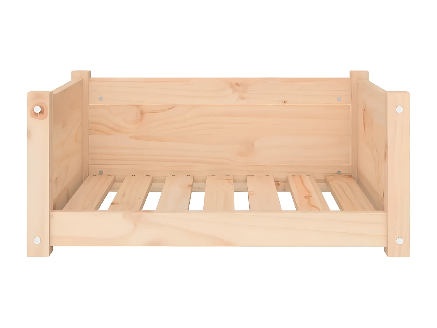 Cama para cães 65,5x50,5x28 cm madeira de pinho maciça PT170331