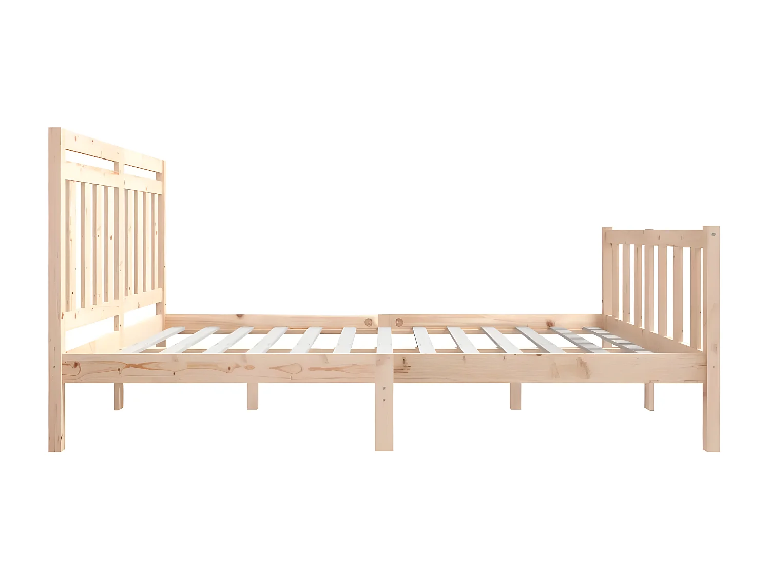 Cama para cães 55,5x53,5x60 cm madeira de pinho maciça branco PT980061